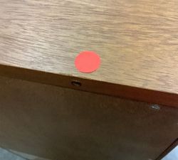 Open Box: Reed Modular Bar Open Hutch, 18&quot;W x 14&quot;D x 32&quot;H - Antique Umber