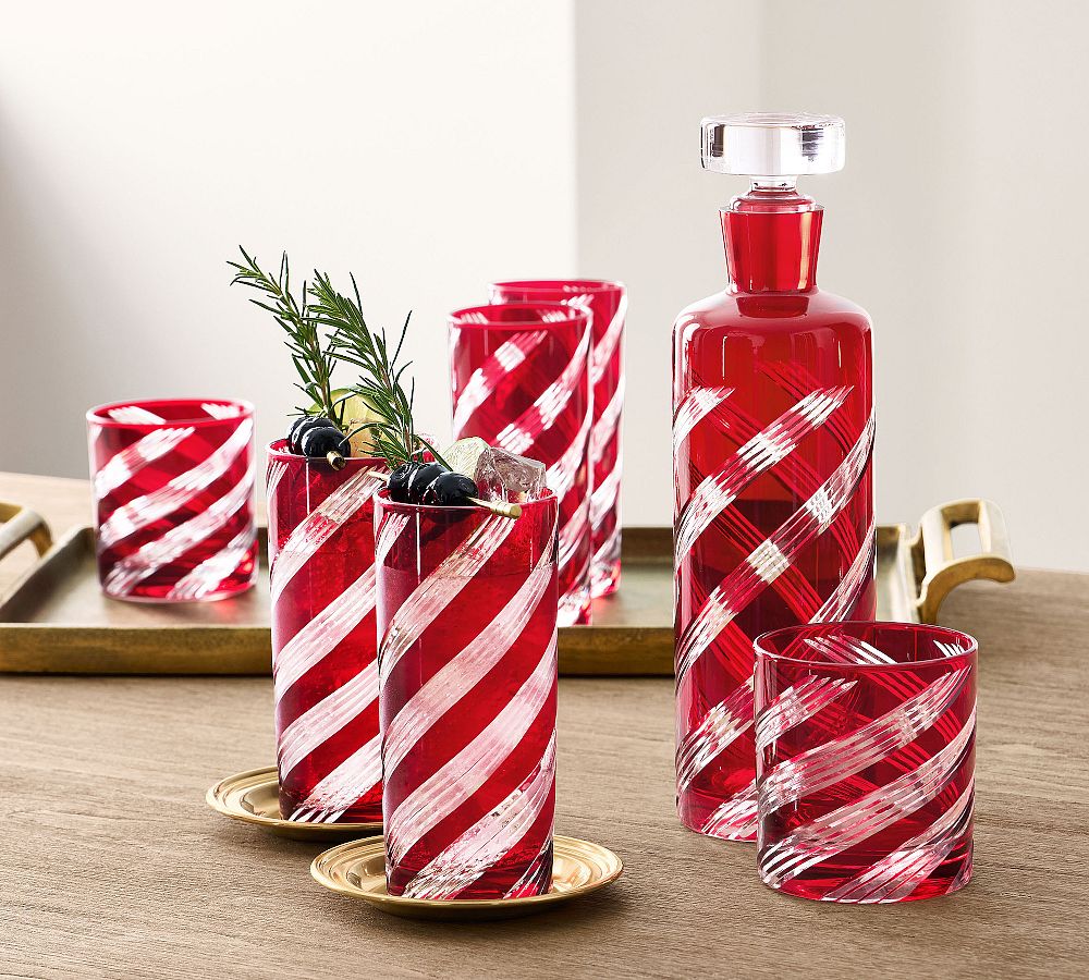 Etched Swirl Glassware Collection