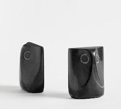 Owl Stone Bookends