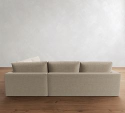 Westwood Square Arm 3-Piece Wedge Sleeper Sectional (127")