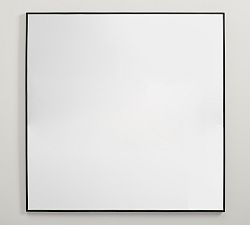 Open Box: Stowe 42" Square Wall Mirror - Black