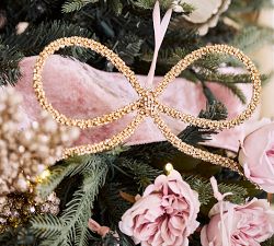 LoveShackFancy Gold Bow Ornament 