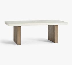 Pomona Concrete & Rectangular Outdoor Dining Table