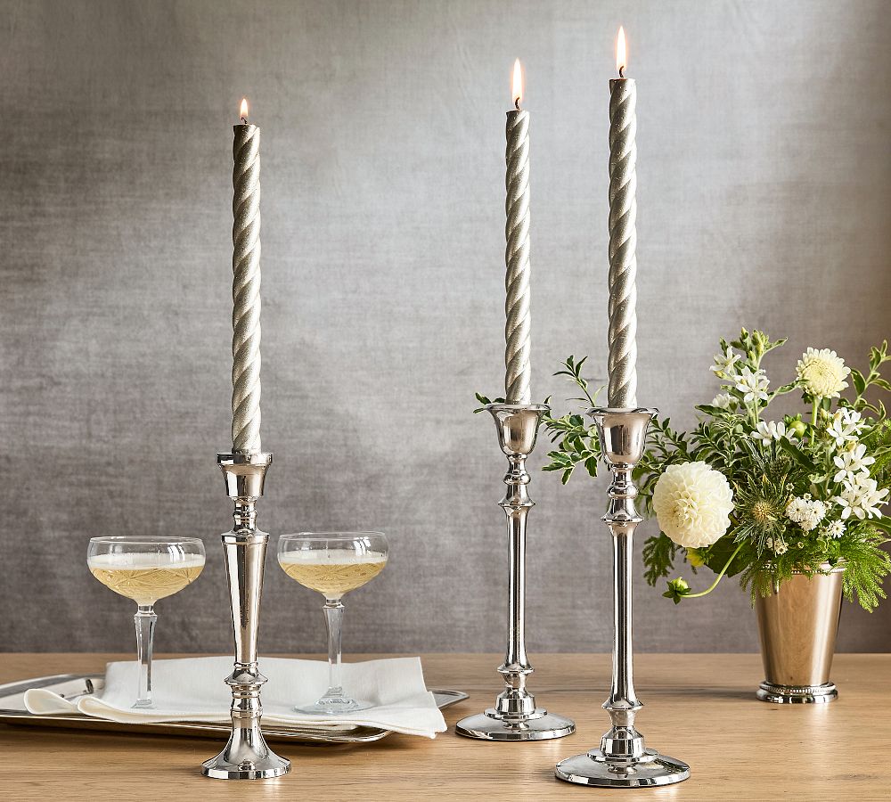 Twisted Taper Candles - Set of 6
