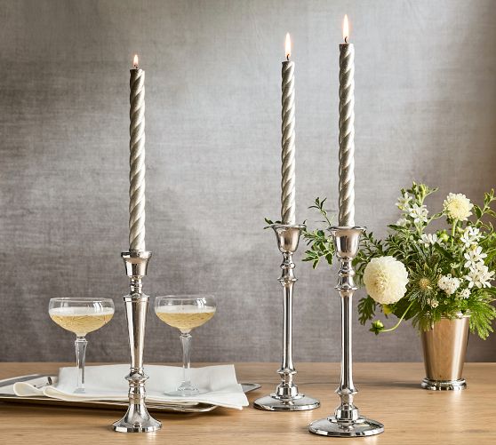 Twisted Taper Candles - Set of 6