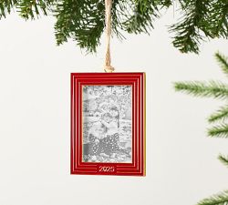 Dated Enamel Frame Ornament 2025