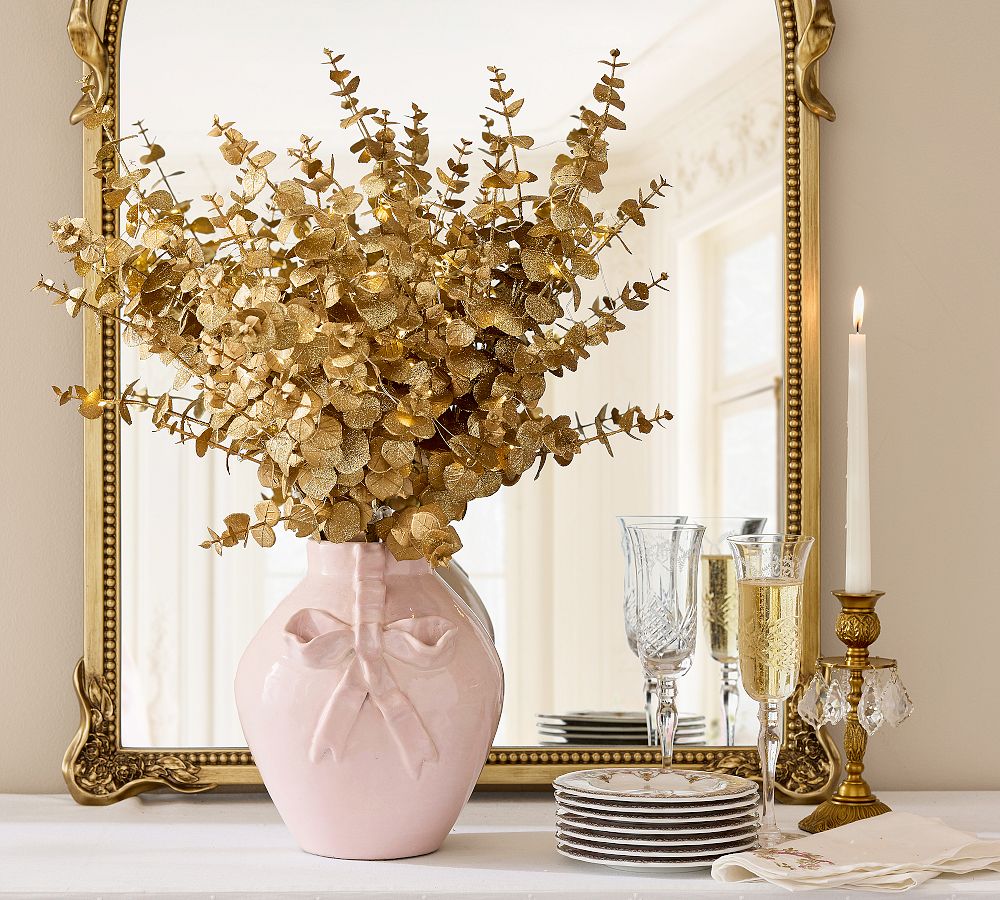 LoveShackFancy Gilded Eucalyptus Branch