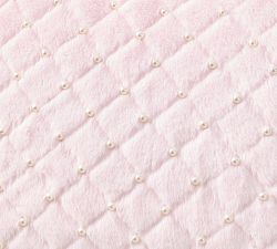 LoveShackFancy Faux Fur Pearl Lumbar Pillow