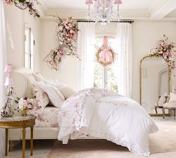 LoveShackFancy Gold Bow Floor Mirror