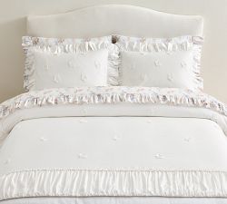 LoveShackFancy Embellished Rosette Duvet Cover - Thumbnail 2