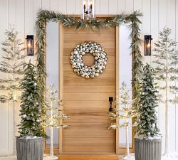 Open Box: Lit Faux Frosted Pine Christmas Tree With Ornaments - 4 Ft.