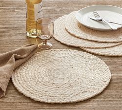 Colton Jute Round Placemats - Set of 4