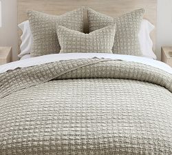 Linen Garment Wash Quilted Sham