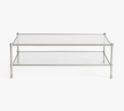 Everson Rectangular Glass Coffee Table - Thumbnail 3
