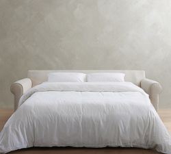 Buchanan Roll Arm Sleeper Sofa with Memory Foam Mattress (79&quot;-87&quot;)