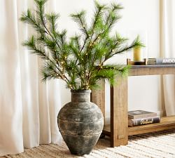 Faux Lit Pine Branch