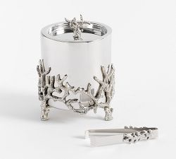 Coral Handcrafted Ice Bucket