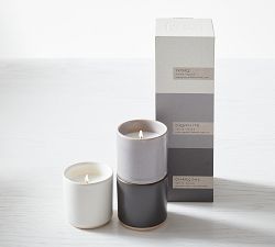 Mason Ceramic Scented Candle Gift Set