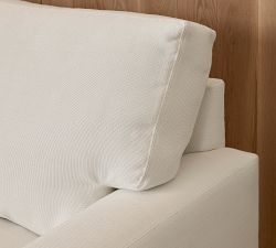 PB Comfort Modern Square Arm 3-Piece L-Shaped Sectional (106&quot;)