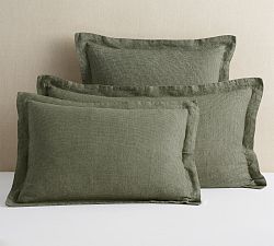 European Flax Linen Waffle Sham