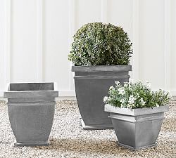 Greyson Zinc Outdoor Planters