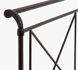 Loleta Iron Sleigh Bed