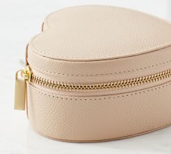 Quinn Heart Shaped Leather Jewelry Box