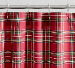 Stewart Plaid Shower Curtain - Thumbnail 4
