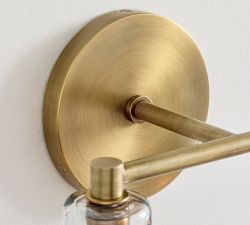 Bridget Recycled Glass Double Sconce (14&quot;)