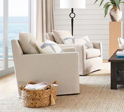 Double Starfish Embroidered Lumbar Pillow Cover