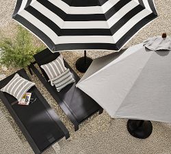 Malibu Metal Stackable Outdoor Single Chaise Lounge, Set of 2