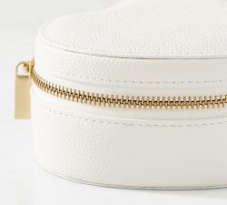 Quinn Heart Shaped Leather Jewelry Box