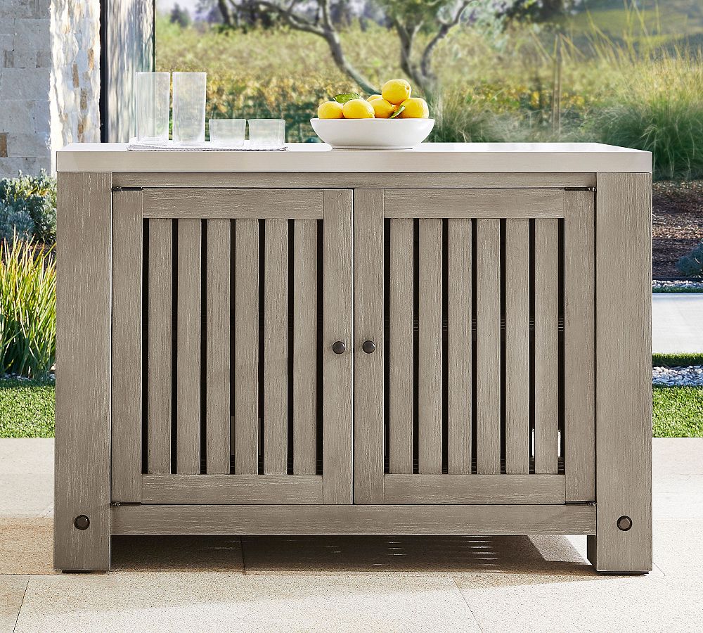 Abbott Outdoor Kitchen Acacia Double Cabinet (51&quot;)
