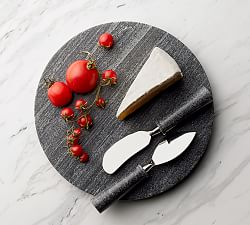 Handcrafted Marble Cheese &amp; Charcuterie Board Gift Set