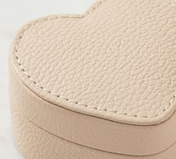 Quinn Heart Shaped Leather Jewelry Box