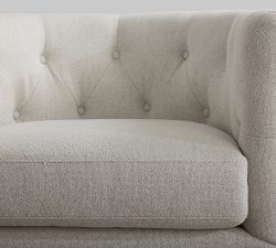 Ayden Tufted Barrel Arm Swivel Chair