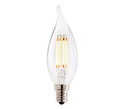 LED Filament Flame Bulb - Pack of 4