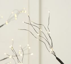 Halloween Black Fairy Lit LED Tree