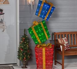 Lit Gift Boxes - Stack Of 3