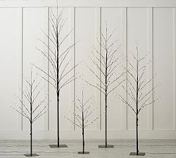 Halloween Black Fairy Lit LED Tree