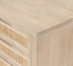 Dolores Cane 3-Drawer File Cabinet