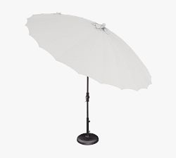 10' Round Portia Outdoor Patio Umbrella - Aluminum Tilt Frame