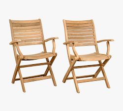 Saldano 9-Piece Teak Square Dining Table with Maya Folding Dining Armchair Set