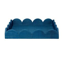 Zaria Handcrafted Scalloped Tray