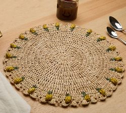 Tulip Edged Handwoven Placemat