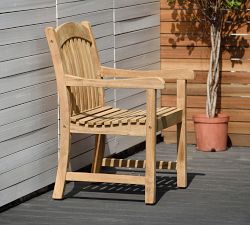 Placid Teak Outdoor Dining Armchair