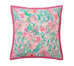 Lilly Pulitzer Lilly of the Jungle Reversible Percale Sham