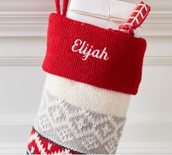 Natural Fair Isle Stockings