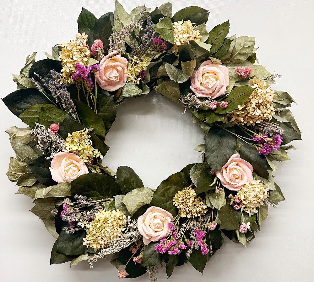 Darling Blooms Wreath - 22"