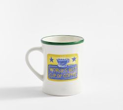Elf World's Best Coffee Stoneware Mug